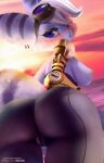  absurd_res anthro big_breasts big_butt breasts butt camel_toe ear_piercing ear_ring english_text female genital_outline hi_res lombax mammal nipples piercing pussy_outline ratchet_and_clank rivet_(ratchet_and_clank) sony_corporation sony_interactive_entertainment text url v-tal video_games 