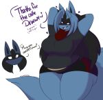  anthro big_breasts big_butt bottomwear breasts butt butt_peeking_out_of_shorts canid canine clothing curvy_figure dew_(dewwydarts) dewwydarts duo female fluffy fluffy_tail hi_res hourglass_figure lucario male male/female mammal may_(dewwydarts) nintendo pok&eacute;mon pok&eacute;mon_(species) purple_eyes shorts slightly_chubby thick_thighs video_games 