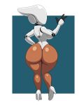  4:5 big_butt breasts butt faceless female hand_on_hip haydee haydee_(game) hi_res high_heels huge_butt machine not_furry rear_view robot solo tansau thick_thighs video_games wide_hips 