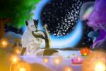  anonymous_artist anthro assaundrell bath bathing creek deity female harp hi_res light moon moonlight musical_instrument night oracle plucked_string_instrument solo string_instrument 