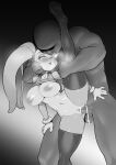  anthro balls big_breasts big_ears blush bodily_fluids bottomless breasts censor_bar censored clothed clothing duo female female_penetrated flexible genitals gloves grey_background greyscale handwear hi_res human ineffective_censorship lagomorph leporid lola_bunny looking_pleasured looney_tunes male male/female male_penetrating male_penetrating_female mammal monochrome navel nude partially_clothed penetration penis pochincoff pussy rabbit raised_leg saliva saliva_string shirt simple_background splits spread_legs spreading sweat tank_top thick_thighs tongue tongue_out topwear vaginal vaginal_penetration warner_brothers 