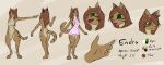  abstract_background absurd_res anthro breasts claws clothing felid feline female genitals green_eyes hair happy hi_res leopardus lodi long_hair mammal meme meme_clothing mischievous model_sheet multiple_poses nude ocelot portrait pose pussy smile solo spots spotted_body standing stripes surprise sweater topwear virgin_killer_sweater 