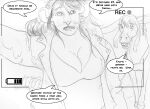  amanda_(tcitw) animal_humanoid anthro arania asinus breasts camera carla_(tcitw) cleavage clothed clothed_feral clothing comic dialogue donkey english_text equid equine felid female feral fur group hair herm_(lore) humanoid jack_(tcitw) lion lizard_humanoid male mammal monochrome pantherine recording reptile reptile_humanoid scalie scalie_humanoid text the_cabin_in_the_woods_(arania) video_camera whiskers 