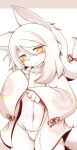  anthro asian_clothing bedroom_eyes biped black_nose blush bulge canid canine clothed clothing cyberconnect2 digital_media_(artwork) drecom east_asian_clothing fox front_view full_bokko_heroes fundoshi fur girly hair hane hi_res humanoid_hands japanese_clothing kemono keno_inusaka_(full_bokko_heroes) kimono light_theme long_hair looking_at_viewer male mammal monotone_body monotone_fur monotone_hair narrowed_eyes navel no_pupils open_clothing partially_clothed ponytail portrait seductive simple_background slim smile solo standing three-quarter_portrait underwear undressing video_games white_background white_body white_clothing white_fur white_hair white_underwear yellow_eyes 