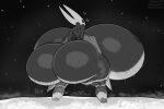  ! ? ?! animal_humanoid anthro arachnid arachnid_humanoid arthropod arthropod_humanoid big_breasts big_butt borisalien breasts butt clothing female hi_res hollow_knight hornet_(hollow_knight) huge_breasts huge_butt humanoid hyper hyper_breasts hyper_butt insect monochrome nipples overweight partially_submerged solo spider team_cherry thick_thighs video_games wet 
