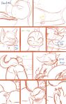  absurd_res anal anthro butt butt_grab canid canine collar comic dialogue dragon duo english_text fox fox_tango hand_on_butt hi_res male male/male mammal oral rimming sex text zavi-chan 