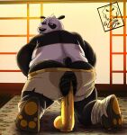  absurd_res ahegao anal anal_penetration anthro bottomwear bubble_butt butt camsan_r_s clothing dildo dildo_in_ass dildo_insertion dildo_sitting dreamworks giant_panda hi_res kung_fu_panda looking_pleasured male male/male mammal master_po_ping overweight pants penetration sex_toy sex_toy_in_ass sex_toy_insertion slightly_chubby solo torn_bottomwear torn_clothing torn_pants ursid 