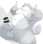  2021 anthro balls belly canid canine censored erection genitals hachirouta hi_res humanoid_genitalia humanoid_hands humanoid_penis kemono male mammal moobs navel nipples overweight overweight_male penis raccoon_dog solo_focus tanuki 