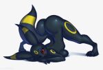  absurd_res anthro butt curvaceous curvy_figure eeveelution female hi_res jack-o&#039;_pose lunarhoffen nintendo nude pinup pok&eacute;mon pok&eacute;mon_(species) pose solo umbreon video_games voluptuous 