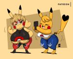  &lt;3_tail 2021 5:4 anthro areola areola_slip big_breasts breast_size_difference breasts cellphone cleft_tail clothed clothing cosplay_pikachu_(character) cosplay_pikachu_(costume) daughter dipstick_ears dipstick_tail duo eyes_closed female hi_res holding_cellphone holding_object holding_phone huge_breasts joaoppereiraus kanna_(joaoppereiraus) mary_(joaoppereiraus) mother mother_and_child mother_and_daughter multicolored_ears multicolored_tail nintendo one_eye_closed open_mouth open_smile parent parent_and_child phone pikachu pikachu_libre pok&eacute;mon pok&eacute;mon_(species) short_stack signature smile thick_thighs under_boob video_games wink 