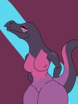  3:4 absurd_res anthro big_breasts breasts female hi_res lizard nipples noxlu_(nuxcte) nude nuxcte pokemom reptile scalie solo 