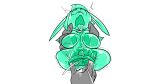  16:9 amputee animate_inanimate anthro bodily_fluids breasts disability disembodied_hand duo eeveelution female genital_fluids genitals glaceon goo_creature green_body holding_character living_onahole living_sex_toy navel nintendo nude orgasm pencil-arts penetrable_sex_toy pok&eacute;mon pok&eacute;mon_(species) pussy pussy_juice quadruple_amputee sex_toy simple_background tongue tongue_out translucent translucent_body video_games white_background widescreen 