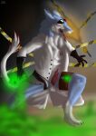  balls doctor erection genitals halloween hi_res holidays male male/male nude penis salazar_(maxcry) scientific_instrument sergal serwolf sex shastadow solo tongue 