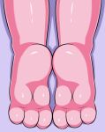  anthro fan_character feet female foot_focus foot_shot fur hi_res huitu_c humanoid_feet lagomorph leporid mammal pink_body pink_fur rabbit 