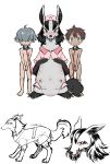  bestiality blush breasts canid canine child female feral fur genitals group hi_res human kiriya male male/female mammal mightyena multi_breast nintendo nipples nude pok&eacute;mon pok&eacute;mon_(species) pregnant pussy tongue trio video_games young 