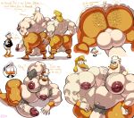 absurd_res anatid anseriform anthro armpit_hair avian balls beak big_balls big_butt big_muscles big_nipples big_pecs big_penis bird blonde_hair bobthetanuki body_hair butt butt_grab butt_hair chest_hair dialogue disney donald_duck duck ducktales ducktales_(2017) english_text father father_and_child father_and_son feathers genitals group hair hand_on_butt hi_res huge_balls huge_butt huge_muscles huge_penis hyper hyper_balls hyper_genitalia hyper_penis lying male male/male muscular muscular_anthro muscular_male navel nipples nude on_side parent parent_and_child pecs penis pubes simple_background son storkules text white_background white_body white_feathers zeus_(ducktales) 