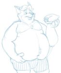  2017 anthro belly bravo canid canine disney fox gideon_grey male mammal moobs nipples obese obese_male overweight overweight_male simple_background sketch solo white_background zootopia 