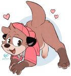  &lt;3 anthro ass_up bodily_fluids bottomless chester_the_otter clothed clothing erection foreskin genital_fluids genitals hat headgear headwear hi_res jack-o&#039;_pose lutrine male mammal mustelid penis pose precum solo tbid 