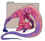  anthro ass_up butt cobra female forked_tongue hi_res jack-o&#039;_pose lbt9000 multicolored_body multicolored_scales nude pose reptile scales scalie snake solo tongue tongue_out 