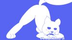  16:9 ambiguous_gender animated anthro blush butt clyde_(discord) discord_(app) high_framerate highguard jack-o&#039;_pose pose presenting presenting_hindquarters shaking_butt short_playtime widescreen 
