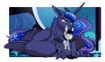  alpha_channel bat_pony bat_wings black_hair blind blue_eyes blue_hair bodily_fluids equid ethereal_hair female friendship_is_magic hair hasbro inuhoshi-to-darkpen mammal membrane_(anatomy) membranous_wings my_little_pony princess_luna_(mlp) pupils slit_pupils sparkles tears wing_claws wings 