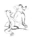  anal anal_penetration anthro anthro_on_anthro anthro_on_bottom anthro_on_top anthro_penetrated anthro_penetrating anthro_penetrating_anthro balls_deep bed black-footed_ferret blush canid canine chair_position disney duo ears_back eyes_closed facial_markings fox from_behind_position furniture gideon_grey grivaire hair hands_on_thighs hands_on_waist happy head_markings hi_res larger_penetrated looking_pleasured male male/male male_penetrated male_penetrating male_penetrating_male mammal markings mask_(marking) monochrome mustela mustelid musteline nude obscured_penetration open_mouth overweight overweight_anthro overweight_male penetration penile penile_penetration penis_in_ass pivoted_ears power_bottom sex sitting sitting_on_bed size_difference sketch small_dom_big_sub smile tail_aside thin_tail three-quarter_view travis_(zootopia) true_musteline unavailable_at_source zootopia 
