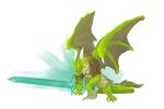  3:2 alpha_channel anthro dragon greatsword green_body green_scales hi_res male pose scales solo warrior ysulyan 