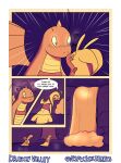  absurd_res anthro blush bosco_(goopyarts) clothed clothing comic dragon dragonite duo english_text female feral goodra goopyarts hi_res kissing male male/female nintendo pok&eacute;mon pok&eacute;mon_(species) scalie simple_background text video_games wings 