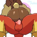 1:1 2021 animated anthro anthro_on_anthro anthro_penetrated anthro_penetrating anthro_penetrating_anthro balls big_butt big_ears blaziken brown_body brown_fur butt digital_media_(artwork) duo erection feathers female female_on_top female_penetrated fur genitals interspecies lopunny male male/female male_on_bottom male_penetrating male_penetrating_female multicolored_body multicolored_feathers multicolored_fur nintendo nude on_bottom on_top penetration penile penile_penetration penis penis_in_pussy pixel_(artwork) pixel_animation pok&eacute;mon pok&eacute;mon_(species) rear_view red_body red_feathers scut_tail sex short_playtime simple_background uromatsu vaginal vaginal_penetration video_games yellow_body yellow_feathers yellow_fur 