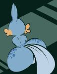  1-upclock 2021 anthro big_butt blue_body blue_scales blue_spots butt butt_focus cheek_fins female fin genitals head_fin hi_res huge_butt mabel_(1-upclock) marine mudkip nintendo orange_body orange_cheeks orange_scales pok&eacute;mon pok&eacute;mon_(species) pussy rear_view scales scalie solo spots spotted_body spotted_scales tail_fin video_games 