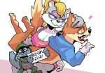  &gt;w&lt; anthro berri blonde_hair blue_eyes bottomless breasts censored chipmunk clothed clothing conker conker&#039;s_bad_fur_day duo female ground_squirrel hair hi_res male male/female mammal rareware rodent rodent_(conker) sciurid smile soldier_uniform tree_squirrel vetiver_n video_games 