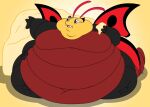  2020 antennae_(anatomy) anthro arthropod belly best_fiends big_belly butter butterfly dairy_products digital_drawing_(artwork) digital_media_(artwork) fangs female food food_fetish hyper hyper_belly inflation insect jojo_(best_fiends) jouigidragon lepidopteran morbidly_obese morbidly_obese_anthro morbidly_obese_female multi_arm multi_limb navel obese obese_anthro obese_female open_mouth overweight overweight_anthro overweight_female simple_background sitting solo toony video_games weight_gain wings 