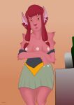  3_breasts absurd_res adult_swim alien anthro breasts cartoon_network female hi_res multi_breast princess_decoria rick_and_morty solo tabaarus 