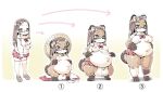 anthro balls belly big_balls big_belly canid canine censored clothed clothing female ftg_transformation fti_transformation gender_transformation genitals gynomorph intersex mammal micropenis navel oseron outie_navel overweight overweight_intersex penis raccoon_dog small_penis solo species_transformation tanuki transformation transformation_sequence 