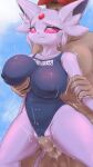  9:16 anthro anthro_penetrated big_breasts breast_grab breasts censored clothing clothing_aside eeveelution ehada espeon female female_penetrated genitals hand_on_breast hi_res huge_breasts human human_on_anthro human_penetrating human_penetrating_anthro interspecies larger_male male male/female male_penetrating male_penetrating_female mammal nintendo one-piece_swimsuit penetration penile penile_penetration penis penis_in_pussy pok&eacute;mon pok&eacute;mon_(species) sex size_difference smaller_female swimwear vaginal vaginal_penetration video_games 