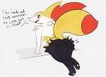  &lt;3 &lt;3_eyes anthro big_butt braixen butt canid canine digitigrade female hi_res leaning looking_back mammal mrdegradation nintendo pawpads pink_pawpads pok&eacute;mon pok&eacute;mon_(species) presenting presenting_hindquarters rear_view solo video_games 