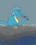  absurd_res anthro aquatic_dragon colossa dragon female hi_res marine solo timberbark 