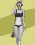  anthro canid canine canis clothing female hi_res mammal repgg solo underwear wolf 