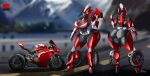  absurd_res anthro breasts butt cybertronian djpuppeh female hasbro hi_res living_machine living_vehicle machine motorcycle solo takara_tomy transformers vehicle 