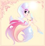  2020 bioluminescence blue_eyes blue_hair female fish freckles friendship_is_magic glowing hair hasbro hi_res jewelry marbola marine my_little_pony my_little_pony:_the_movie_(2017) necklace pose princess_skystar_(mlp) seahorse seashell shell solo syngnathid syngnathiform 