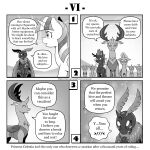  1:1 alternate_species arthropod bodily_fluids changeling comic dialogue english_text fluffy friendship_is_magic hasbro hi_res insect lepidopteran monochrome moth my_little_pony ocellus_(mlp) pharynx_(mlp) queen_chrysalis_(mlp) tears text thorax_(mlp) url vavacung 