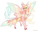  arthropod blue_eyes changeling cloven_hooves fluttershy_(mlp) friendship_is_magic hasbro hi_res hooves horn insect_wings marbola my_little_pony simple_background solo white_background wings 
