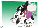  4:3 abdominal_bulge absurd_res alvano_amala anal anthro balls bernese_mountain_dog big_balls big_breasts big_penis bovid bovine breasts canid canine canis domestic_dog duo female from_behind_position genitals hi_res huge_balls huge_breasts huge_penis hyper hyper_balls hyper_genitalia hyper_penis jenana_maliberry_(character) male male/female mammal molosser mountain_dog mounting penis sex squealydealy swiss_mountain_dog tattoo 