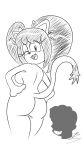  9:16 absurd_res anthro butt diddlydon&#039;t domestic_cat felid feline felis female hi_res honey_the_cat looking_at_viewer looking_back mammal monochrome one_eye_closed presenting presenting_hindquarters sega sketch solo sonic_the_fighters sonic_the_hedgehog_(series) watermark wink winking_at_viewer 