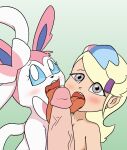  ace_trainer_(pok&eacute;mon) bestiality bisexual bodily_fluids collaborative collaborative_fellatio collaborative_sex eeveelution fellatio female feral first_person_view genital_fluids genitals group group_sex happy_harvey human human_on_feral human_on_human interspecies licking long_tongue looking_up male male/female male_on_feral mammal nintendo nude oral penile penis penis_lick phone_drawing pok&eacute;mon pok&eacute;mon_(species) precum sex sylveon threesome tongue tongue_out trio video_games 