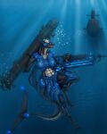  4:5 dragonnetstorm female hi_res machine robot shorka submarine torpedo underwater vehicle water watercraft 