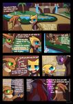  anthro blue_eyes comic desert dialogue eevee english_text female gabite green_eyes hi_res infinitydoom male nintendo pok&eacute;mon pok&eacute;mon_(species) pok&eacute;mon_mystery_dungeon purple_eyes sandshrew text video_games water waterfall 