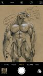  abs anthro balls beta_ray_bill biceps duo english_text foreskin genitals guardians_of_the_galaxy hi_res humanoid long_penis male marvel muscular muscular_male obliques pecs penis rocket_raccoon serratus_anterior solo_focus teeth text triceps tush uncut vein 