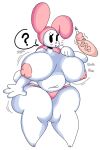  ? anthro areola big_breasts breasts clothed clothing disembodied_penis dork_boi duo female genitals hi_res huge_breasts lagomorph leporid male mammal my_melody nipples onegai_my_melody panties penis rabbit sanrio solo_focus topless underwear 