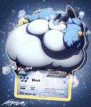  afurreak air_inflation amphibian belly big_belly bloated bloated_belly blue_body bodily_fluids card card_game duo english_text expansion gaming hi_res inflation male marshtomp moobs morbidly_obese morbidly_obese_male nintendo obese obese_male onomatopoeia open_mouth overweight overweight_male pok&eacute;mon pok&eacute;mon_(species) sound_effects squish steam stretching stuck surprise surprised_expression sweat text trading_card_game video_games weight_gain white_body 
